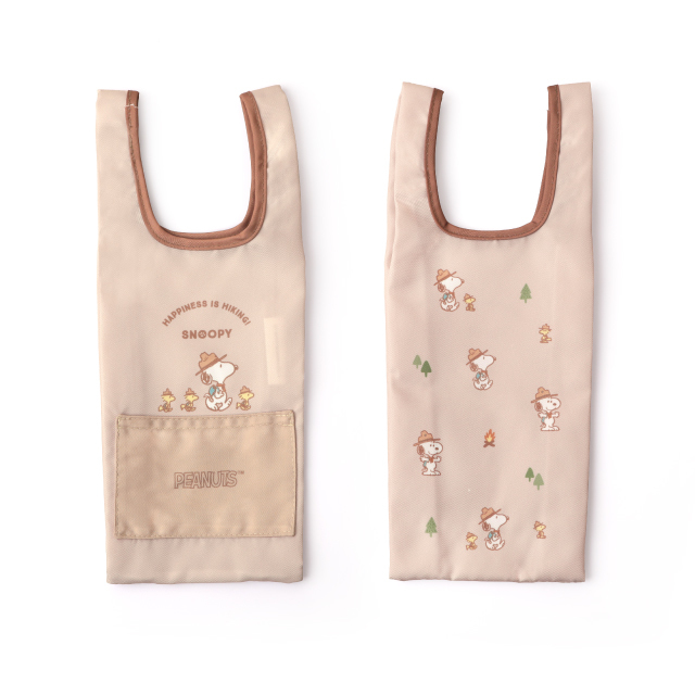 Peanuts史努比雙耳防水折疊飲料袋