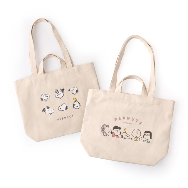 Peanuts史努比兩用帆布手提帆布袋