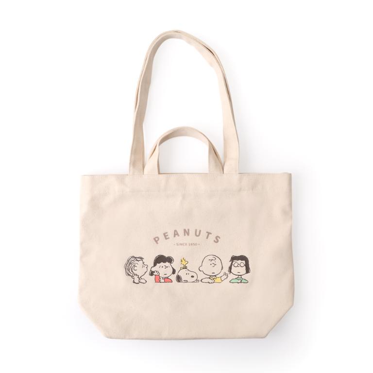 Peanuts史努比兩用帆布手提帆布袋
