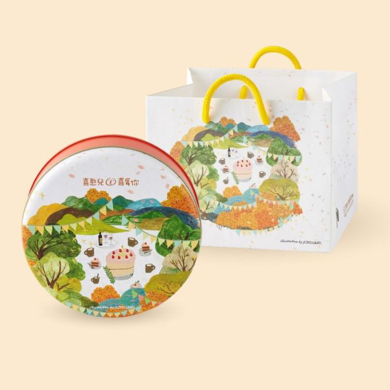 【喜憨兒】野餐派對餅乾禮盒 I 曲奇鐵盒