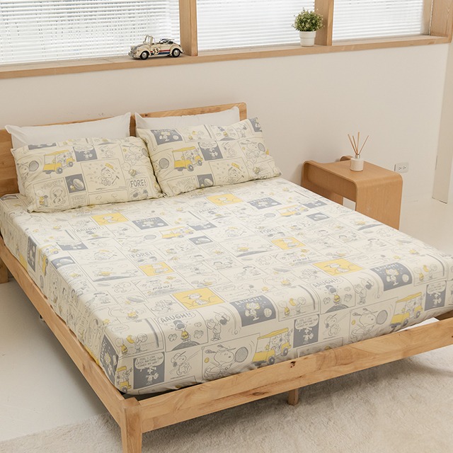 Peanuts史努比100%天絲萊賽爾纖維寢具-兩用被套/薄被套/床包枕套組