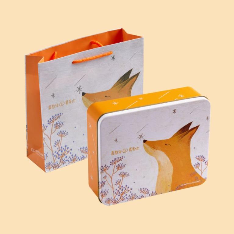 【喜憨兒】幸福仰望餅乾禮盒 I 聯名鐵盒