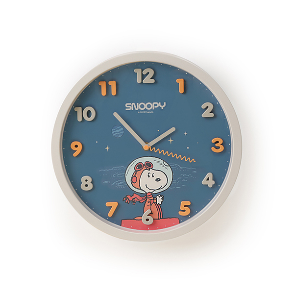 Peanuts史努比立體數字靜音時鐘