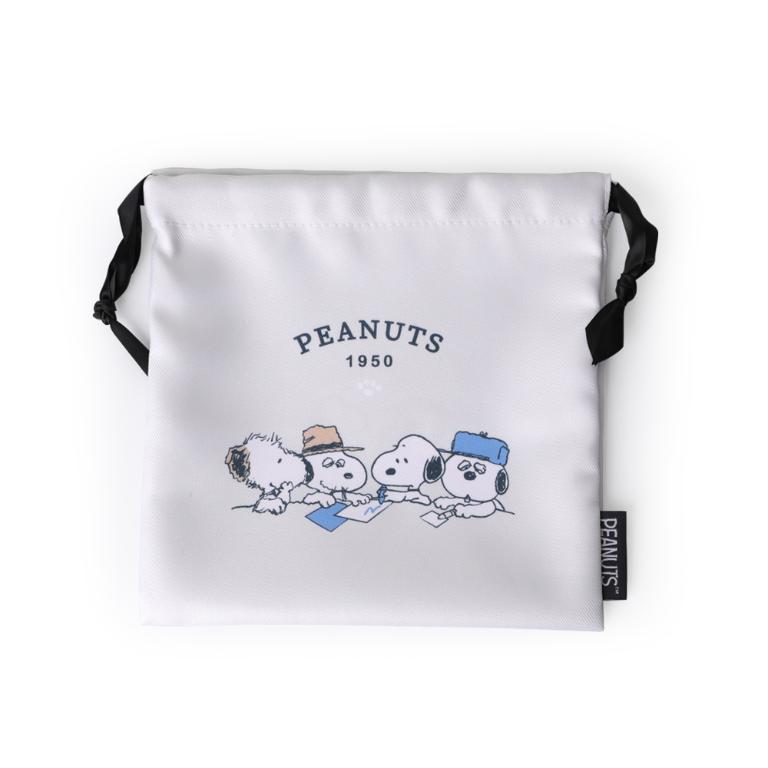 Peanuts史努比隨身收納束口袋