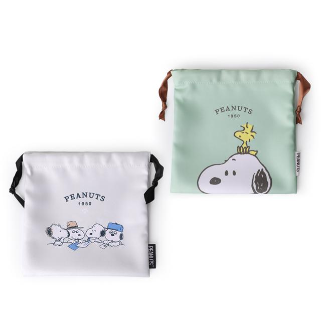 Peanuts史努比隨身收納束口袋