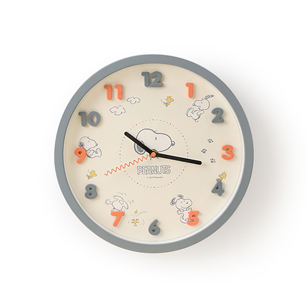 Peanuts史努比立體數字靜音時鐘