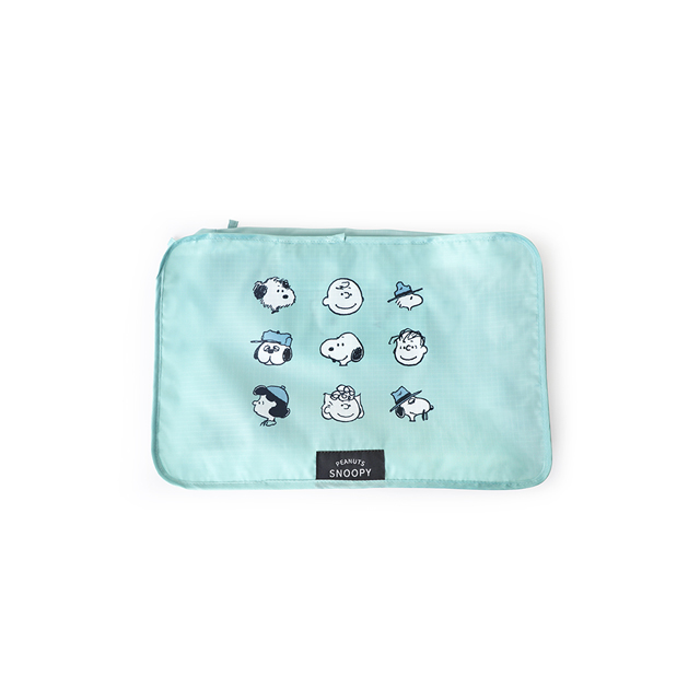 Peanuts史努比可折旅行收納包 M Size好朋友