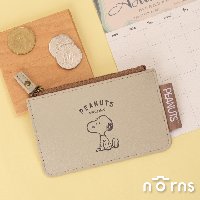 Peanuts史努比票夾票卡零錢包