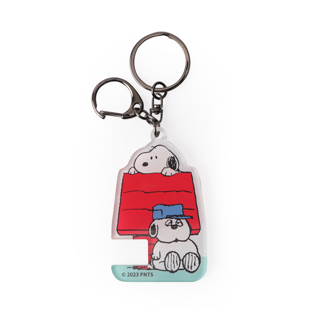 Peanuts史努比手機站起來 多功能鑰匙圈