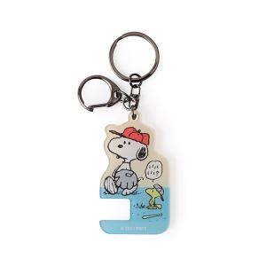 Peanuts史努比手機站起來 多功能鑰匙圈