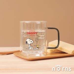 Peanuts史努比雙層耐熱玻璃杯