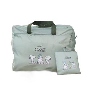Peanuts史努比波士頓摺疊行李收納袋