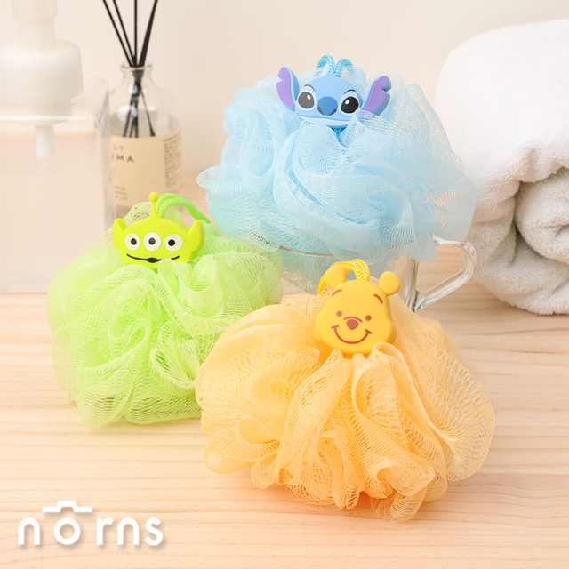 迪士尼沐浴球 起泡網洗澡沐浴巾