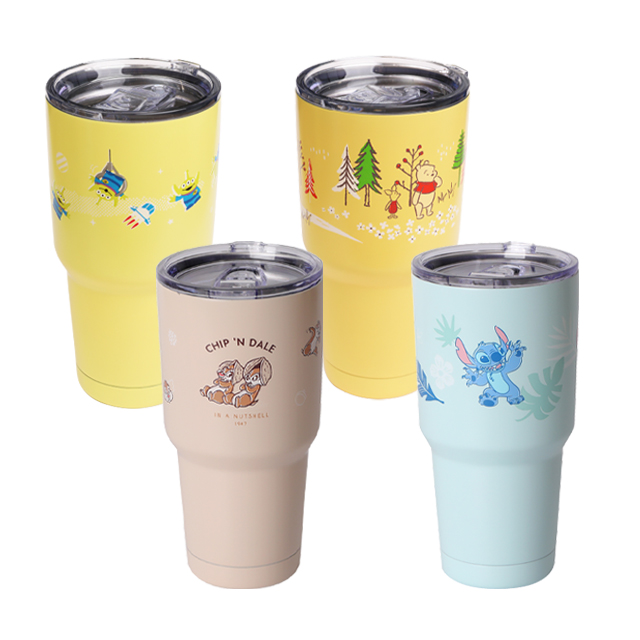 【館長推薦】迪士尼不鏽鋼冰霸杯 304不鏽鋼 雙層真空飲料杯