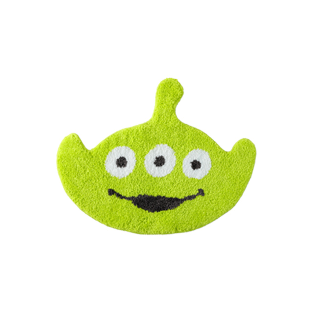 迪士尼大臉造型吸水防滑植絨腳踏墊 可機洗