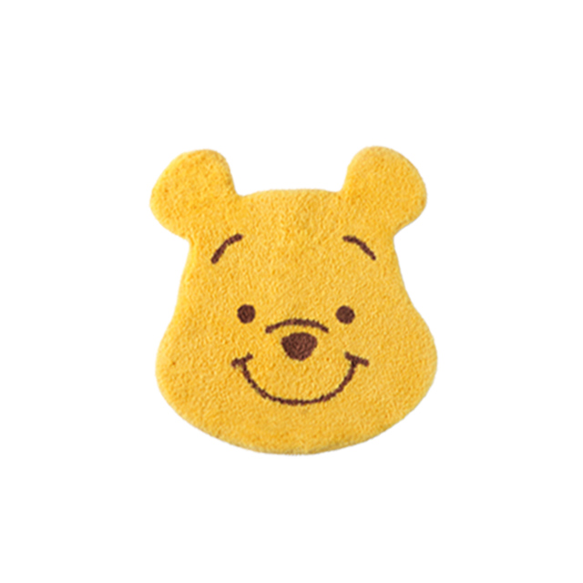 迪士尼大臉造型吸水防滑植絨腳踏墊 可機洗