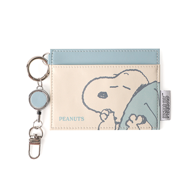 Peanuts史努比皮質伸縮票卡夾