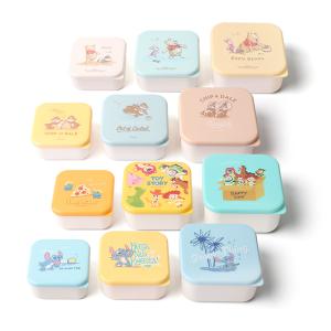 迪士尼3 Size方形保鮮盒組可微波便當盒三件組