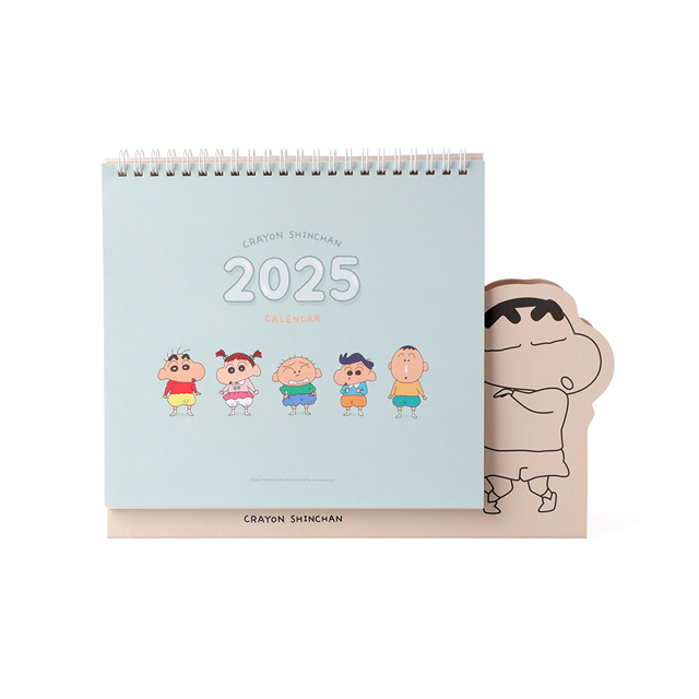 蠟筆小新2025年卡通手帳日誌行事曆桌曆