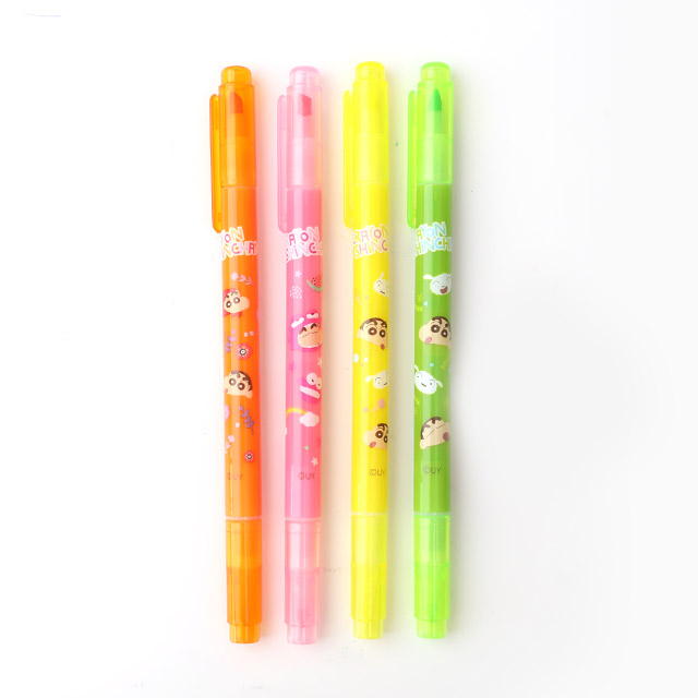 蠟筆小新雙頭果凍螢光筆