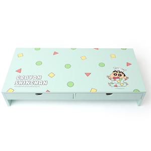 蠟筆小新桌上型抽屜收納螢幕鍵盤收納架