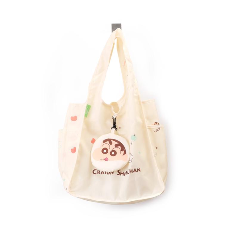 蠟筆小新肩背型環保折疊購物袋