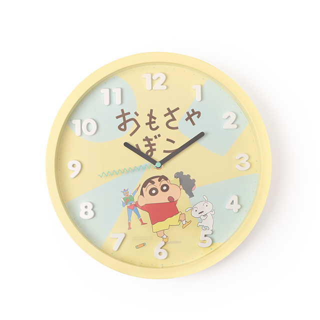 蠟筆小新立體數字靜音時鐘