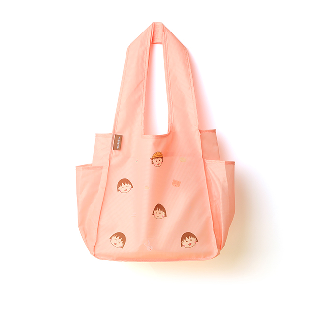 櫻桃小丸子肩背型環保折疊購物袋