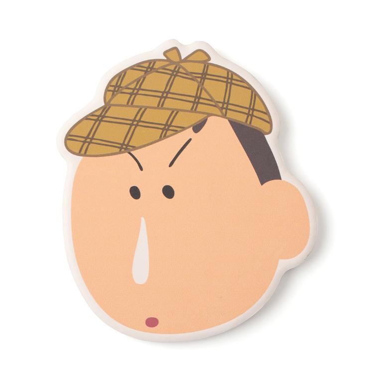 蠟筆小新陶瓷吸水造型杯墊 偵探系列