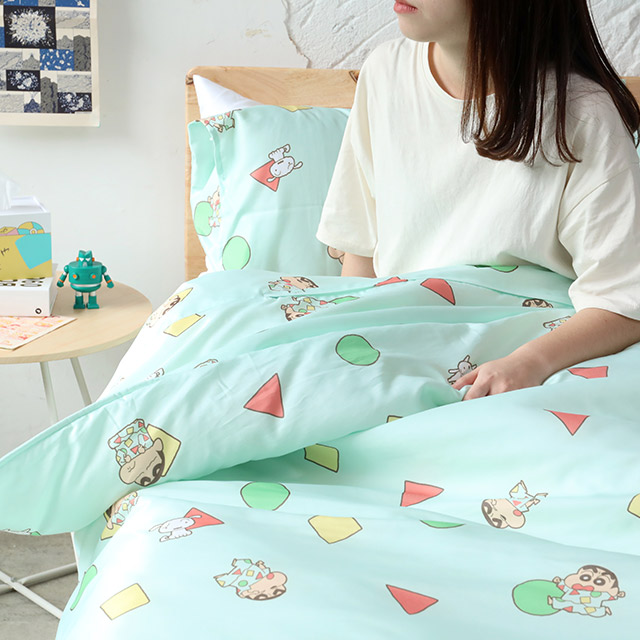 蠟筆小新100%天絲萊賽爾纖維寢具-兩用被套/薄被套/床包枕套組