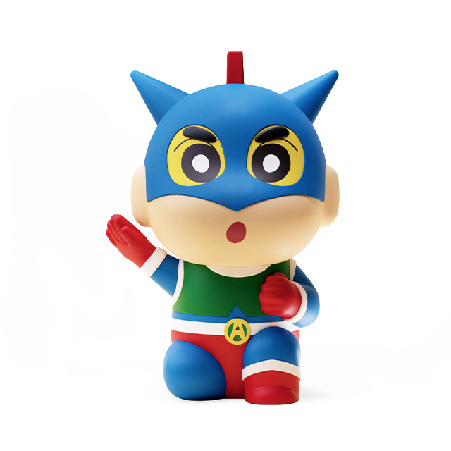 蠟筆小新動感超人造型公仔存錢筒