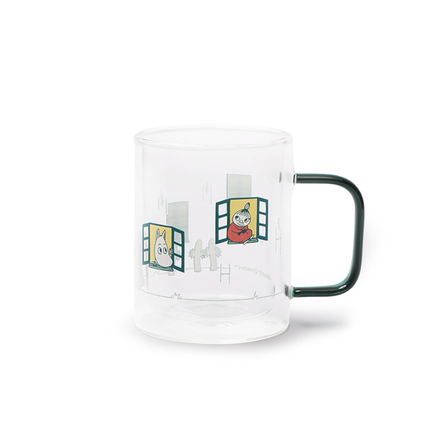 Moomin嚕嚕米耐熱雙層玻璃杯