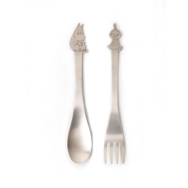 Moomin嚕嚕米304不鏽鋼叉匙立體造型餐具