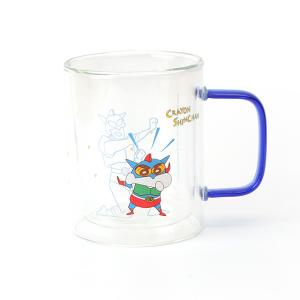 蠟筆小新雙層耐熱玻璃杯