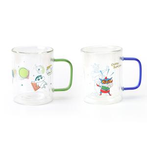 蠟筆小新雙層耐熱玻璃杯