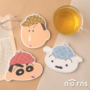 蠟筆小新陶瓷吸水造型杯墊 偵探系列