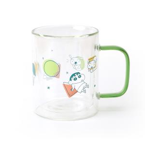 蠟筆小新雙層耐熱玻璃杯