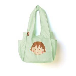 櫻桃小丸子肩背型環保折疊購物袋