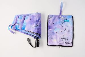 太空漫步自動傘|大傘面23吋|附吸水傘套|台灣福懋傘布(防曬/抗UV/防風/安全不回彈)