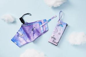 太空漫步自動傘|大傘面23吋|附吸水傘套|台灣福懋傘布(防曬/抗UV/防風/安全不回彈)