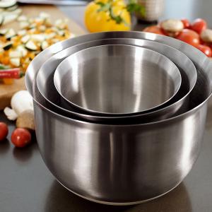 調理盆 不鏽鋼 矽膠底 1.2L