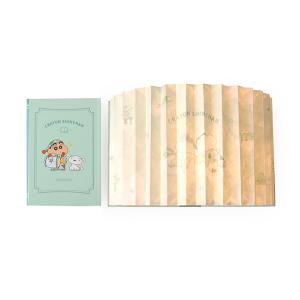 蠟筆小新LED翻頁書燈 摺疊小夜燈