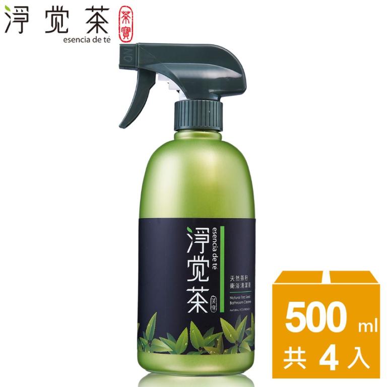 淨覺茶 茶籽衛浴清潔液500ml*4