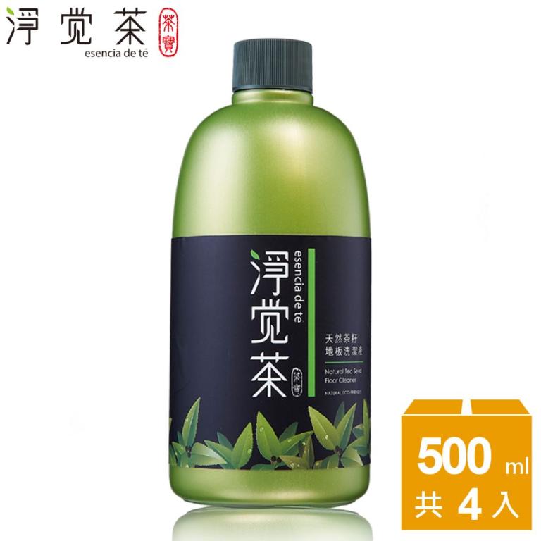 淨覺茶 茶籽地板洗潔液500ml*4