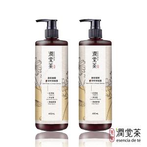 潤覺茶 鎖色強韌茶籽洗髮露*2