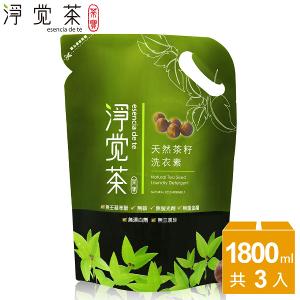 淨覺茶 茶籽洗衣素補充包1.8kg*3