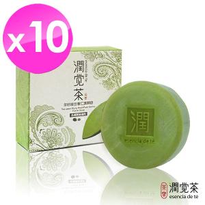 潤覺茶 茶籽綠豆薏仁潔顏皂 *10