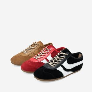 Ben&1966 高級頭層牛皮舒適百搭復古德訓鞋-黑(248141)