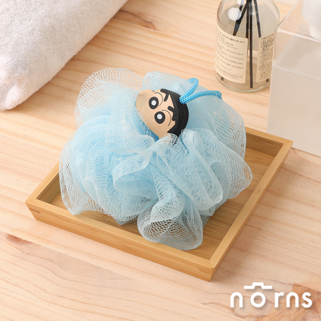 蠟筆小新沐浴球 起泡網洗澡沐浴巾