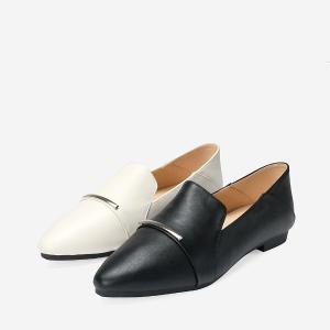 Ben&1966 高級質感牛皮優雅舒適樂福鞋-黑(248291)